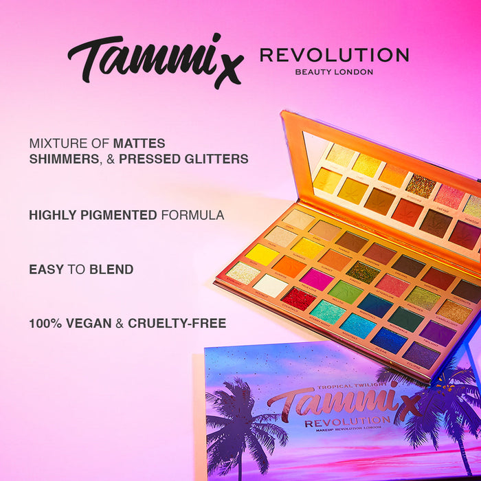 Revolution x Tammi Tropical Twilight Shadow Palette