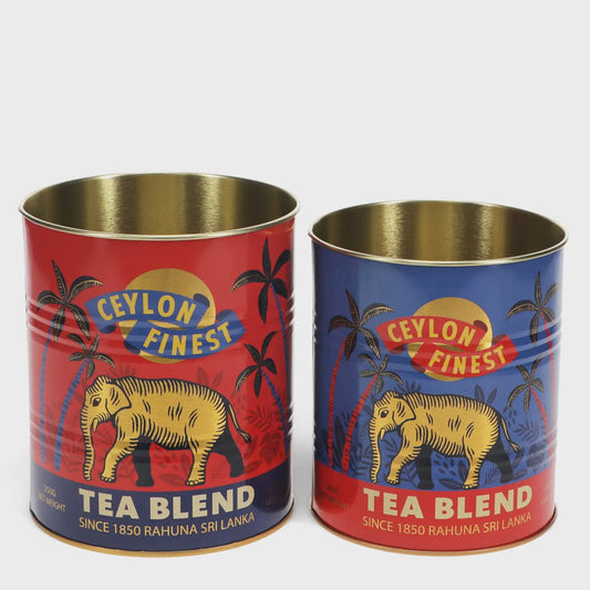 Rex Medium Storage Tins (Set of 2) Ceylon Finest - Precious Sparkle