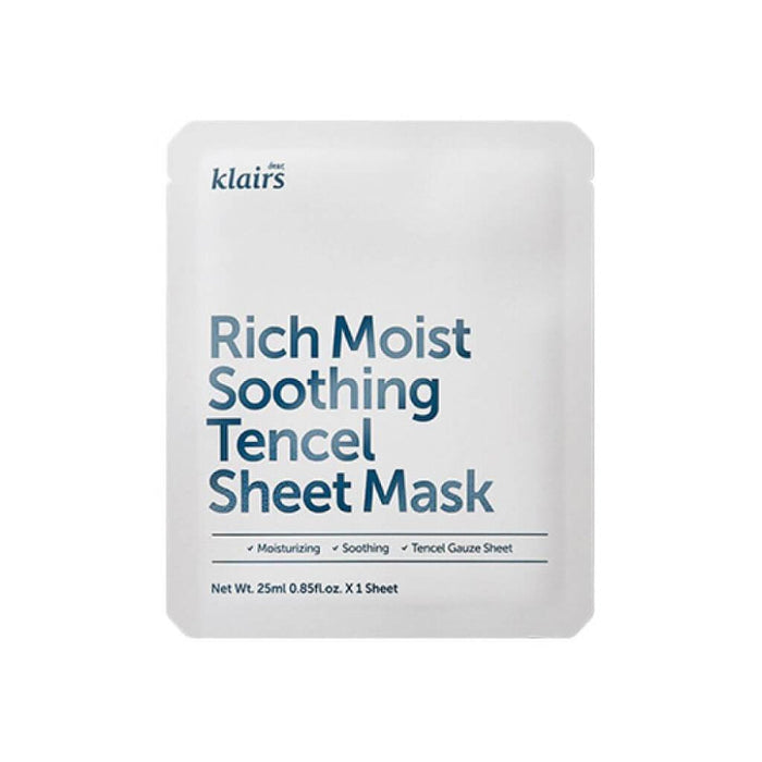 Klairs Rich Moist Soothing Tencel Sheet Mask - Korean-Skincare