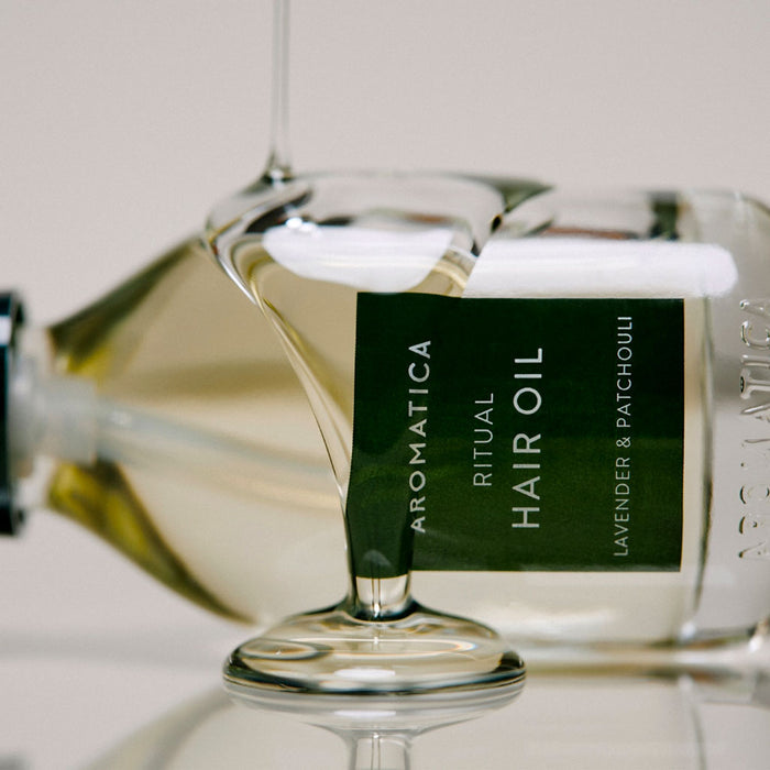 Aromatica Ritual Hair Oil Lavender & Patchouli Nudie Glow Australia