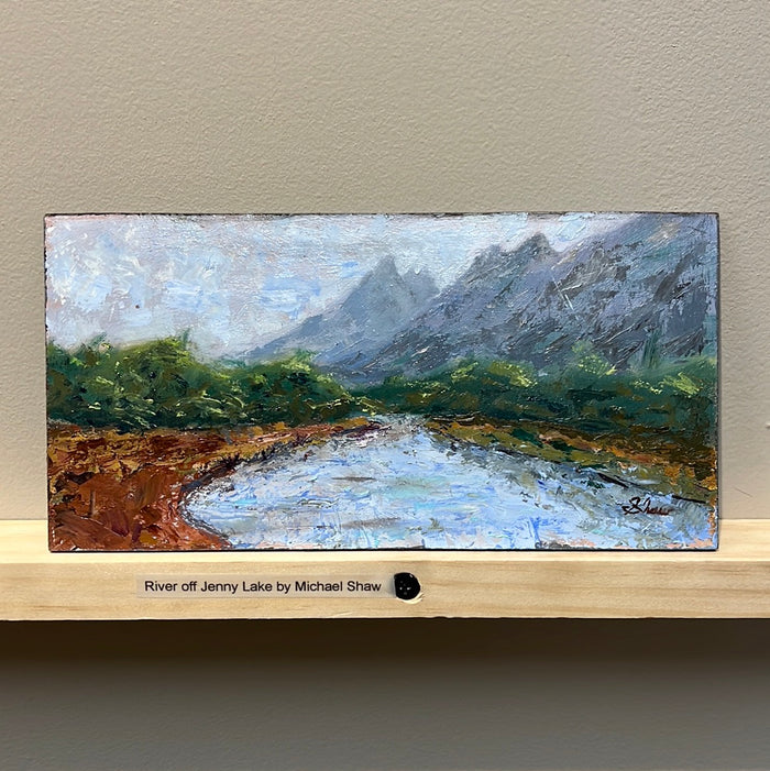 River off Jenny Lake by Michael Shaw