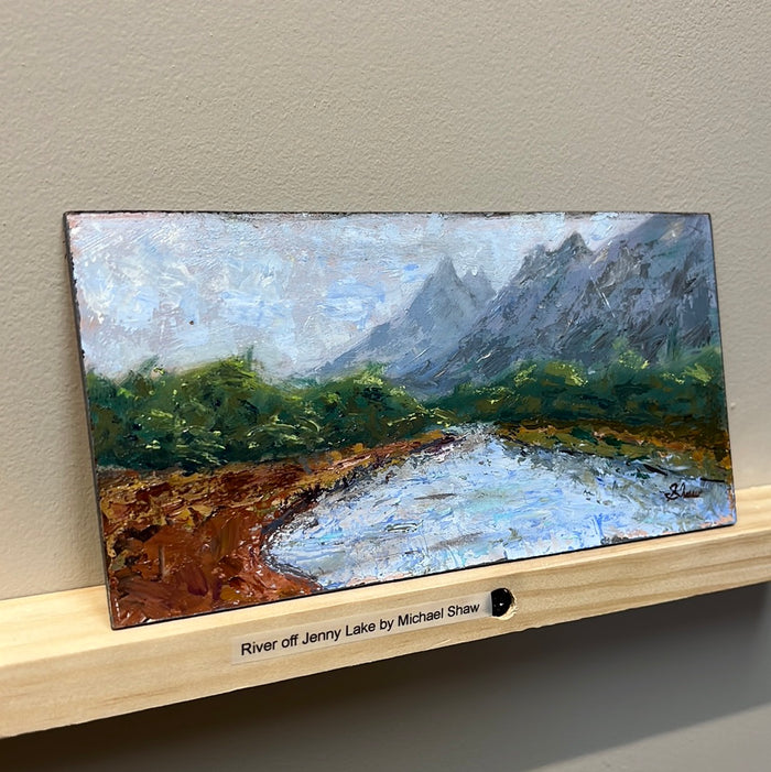River off Jenny Lake by Michael Shaw