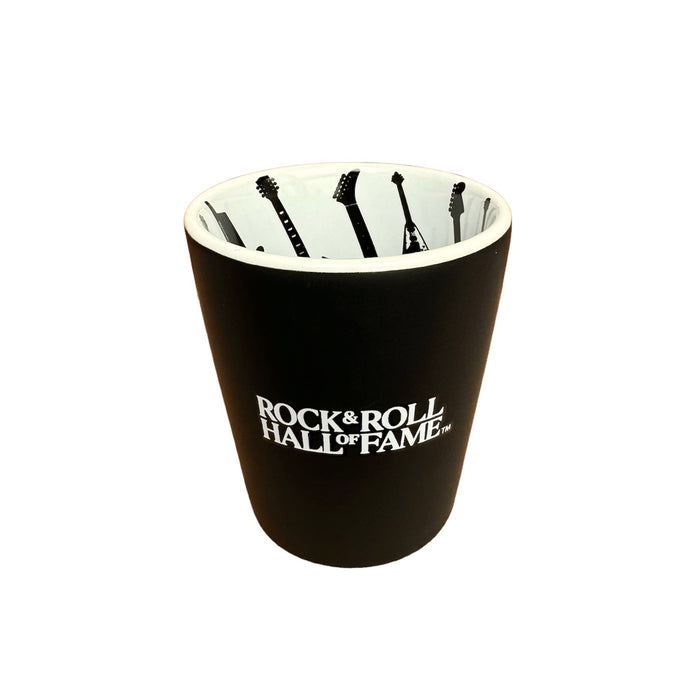 ROCK HALL STAGGERED GUITAR SHOT GLASS