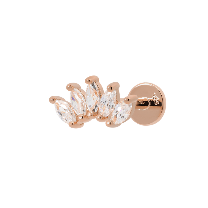 Rose Gold Arc Earring Earrings