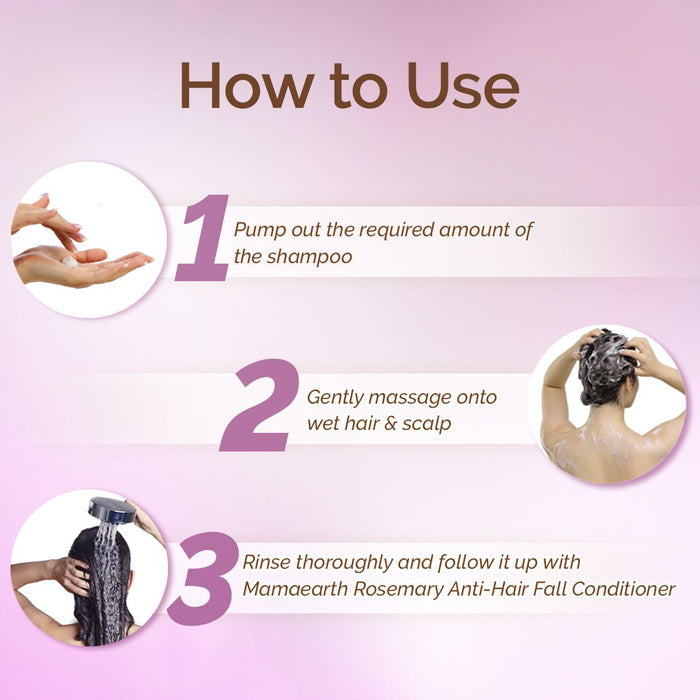 Mamaearth rosemary shampoo complete hair care regimen