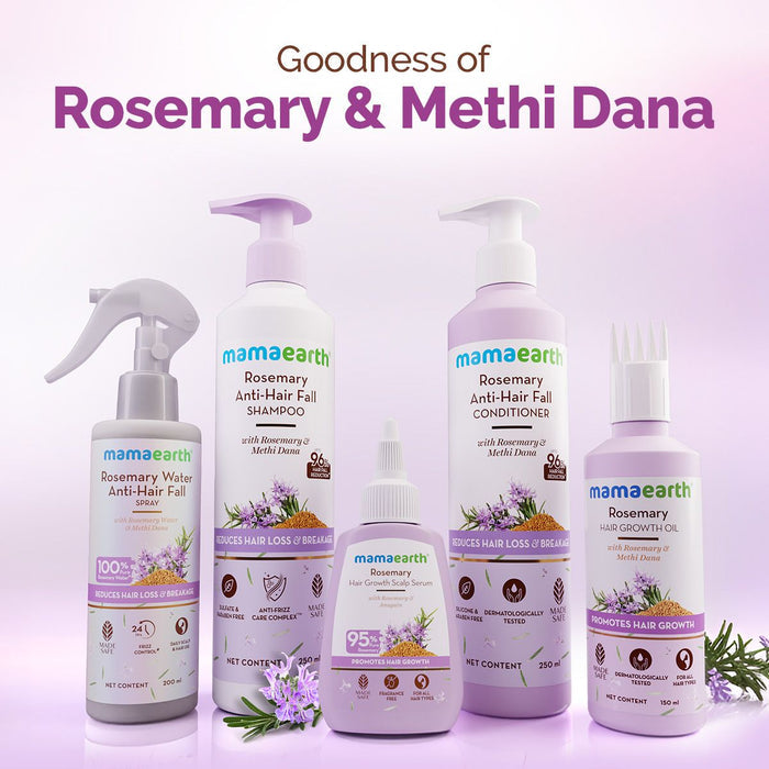 Mamaearth rosemary shampoo toxin free and safe formula
