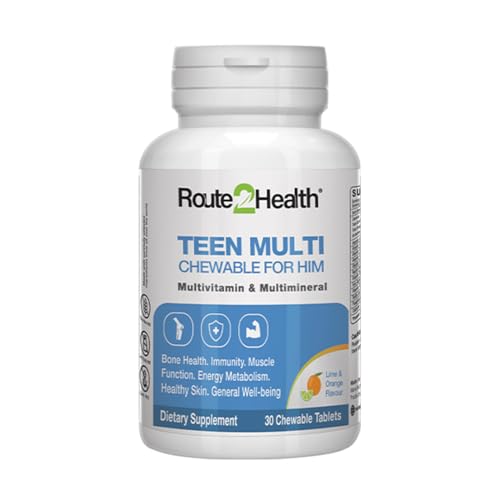 Route 2 Health Teen Boys Multivitamins - 30 Chewable Tablets