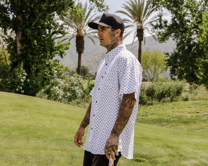 Royal Palms Short Sleeve Party Shirt