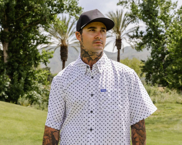 Royal Palms Short Sleeve Party Shirt