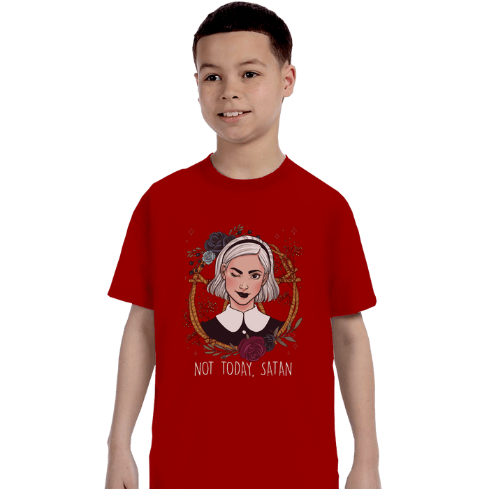 Shirts T-Shirts, Youth / XL / Red Sabrina Not Today
