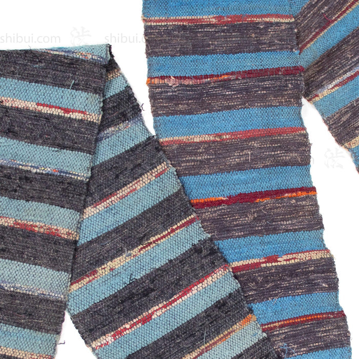 Sakiori Obi | Recycled Silk Upcycled Ragweave Belt