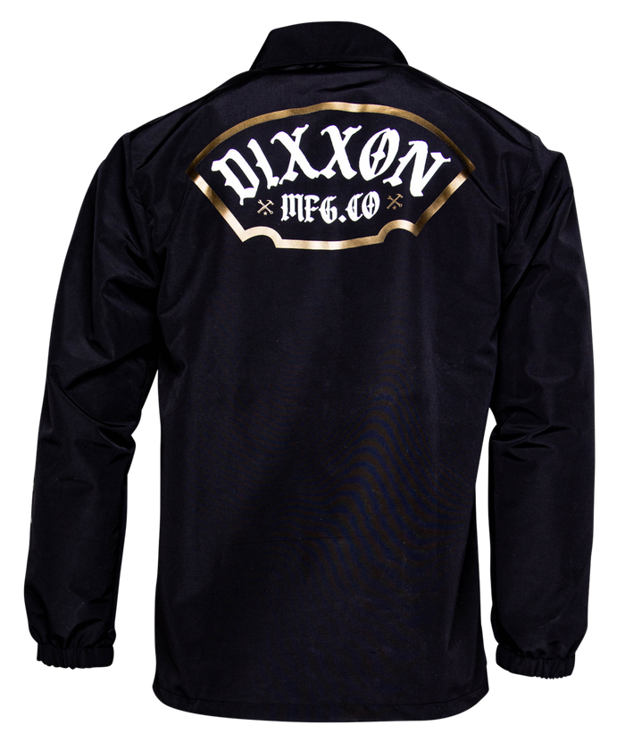 Salty Patch Coaches Jacket - White/Gold / Black