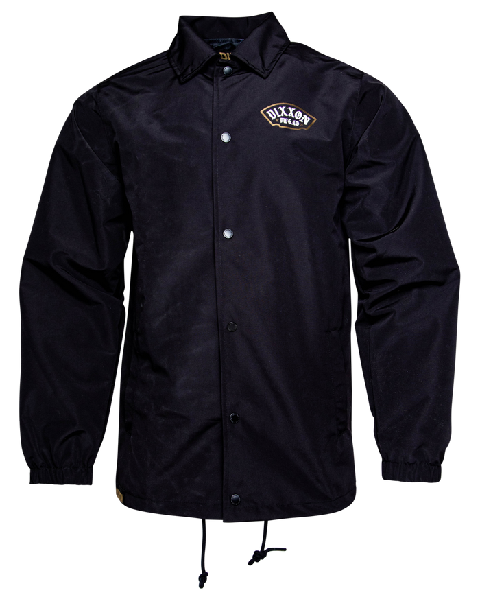 Salty Patch Coaches Jacket - White/Gold / Black