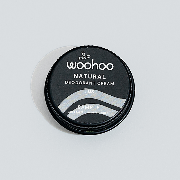 SAMPLE - Woohoo Natural Deodorant Paste (Tux)