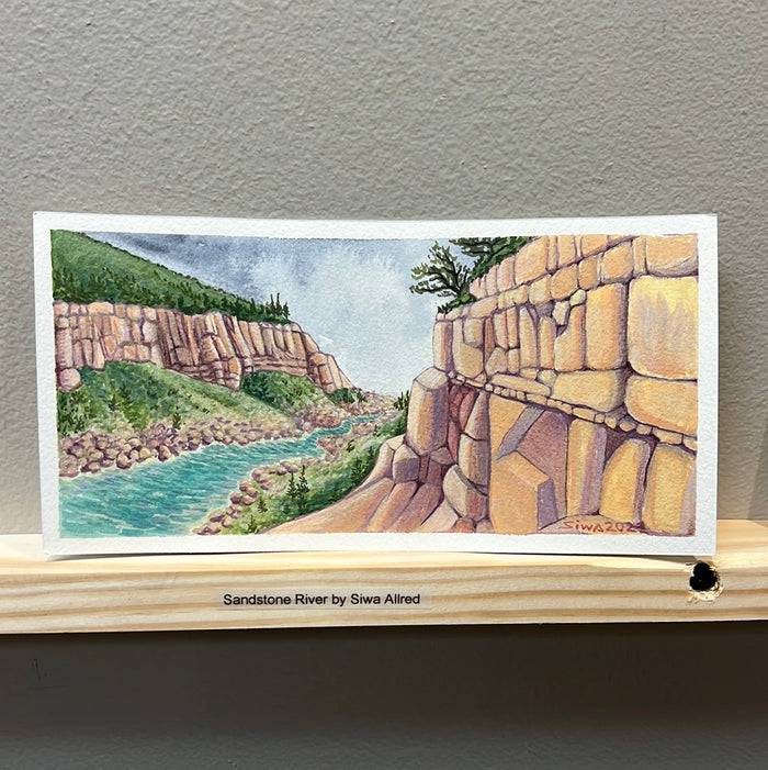 Sandstone River by Siwa Allred