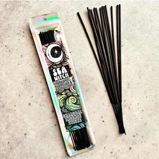 sea witch - 9 inch incense stick - charcoal