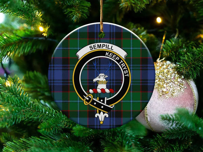 Sempill Keep Tryst Tartan Christmas Decoration