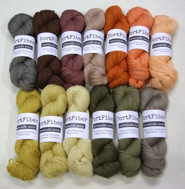 Serenade Sock: Walnut + Logwood