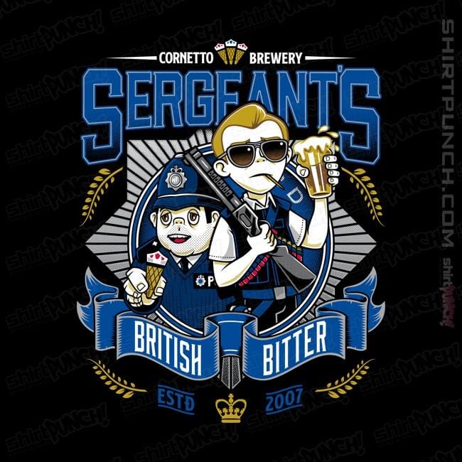 Shirts Magnets / 3"x3" / Black Sergeant's British Bitter