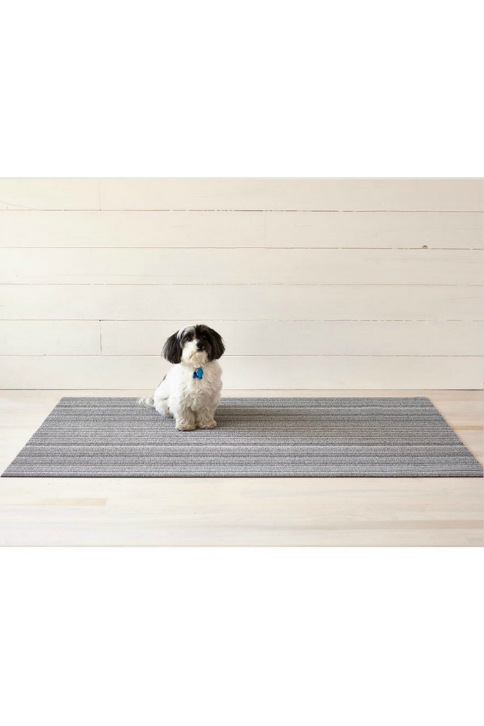 Shadow Skinny Stripe Shag Mat-Chilewich-ECOVIBE