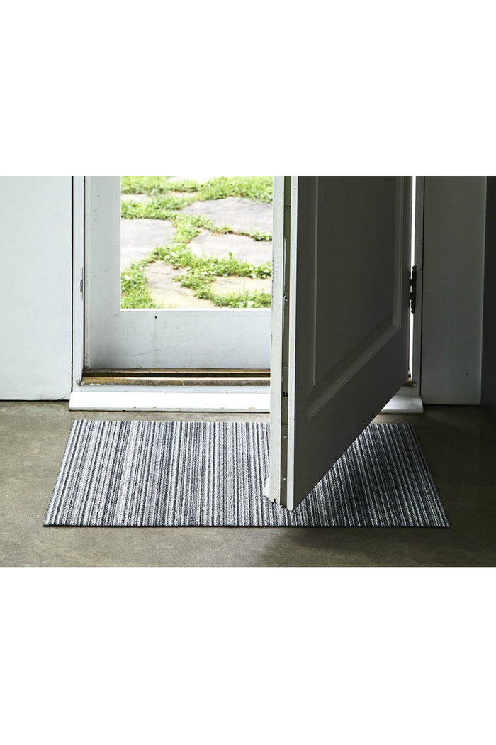 Shadow Skinny Stripe Shag Mat-Chilewich-ECOVIBE