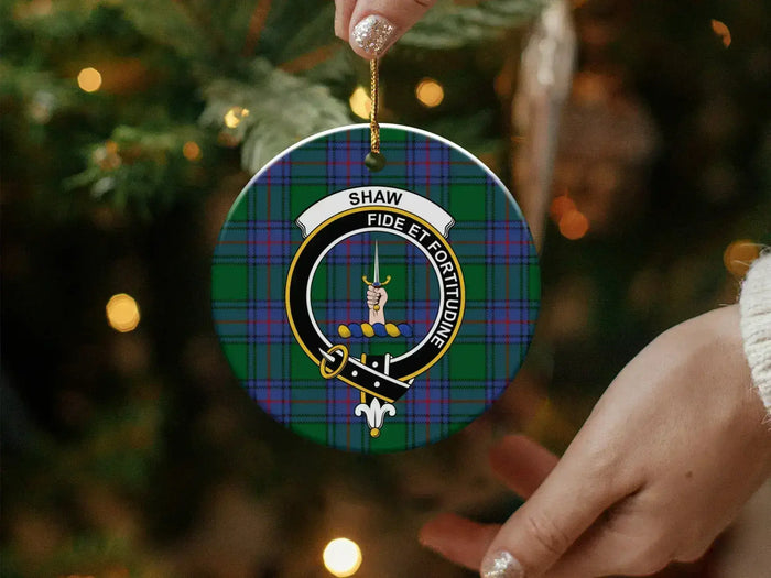 Shaw Fide Et Fortitudine Christmas ornament