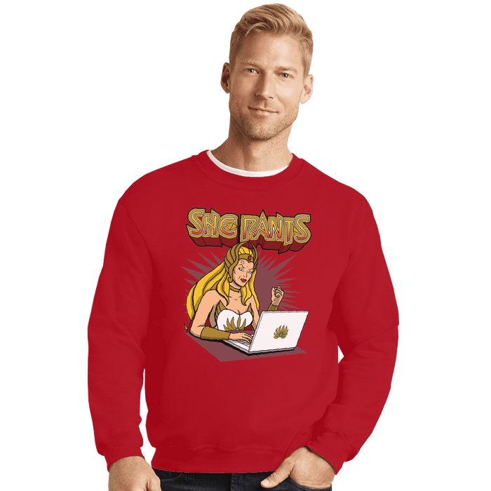Crewneck Sweater, Unisex / Small / Red