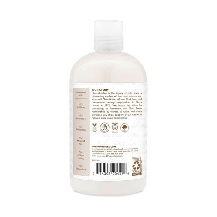 Shea Moisture 100% Virgin Coconut Oil Daily Hydration Shampoo Sulphate-Free Moisturizing Cleanser 384ml Shea Moisture