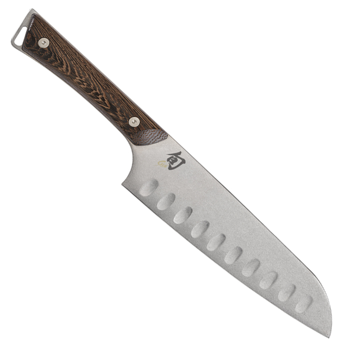 SHUN KANSO 7'' HOLLOW-GROUND SANTOKU