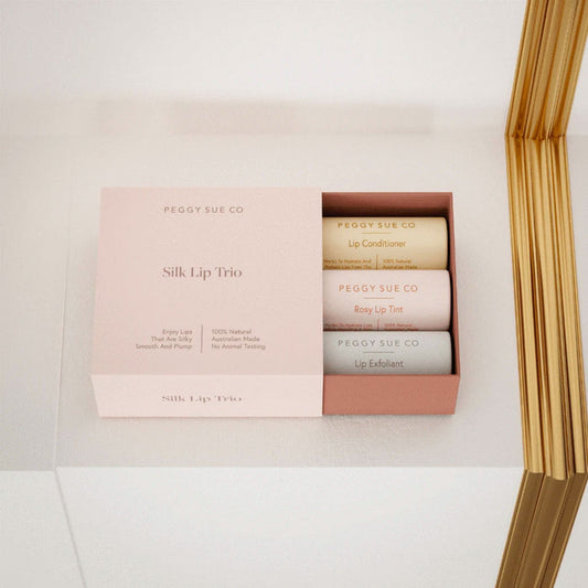 Peggy Sue Silk Lip Trio Nudie Glow Australia