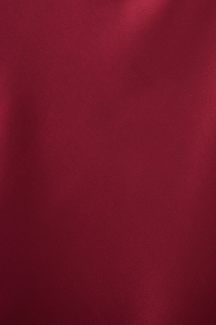 Silk-touch flow midi skirt with minimalist straight drape wholesale