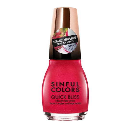 SinfulColors Quick Bliss Nail Polish 15ml 3000 DRAGON FRUITIE