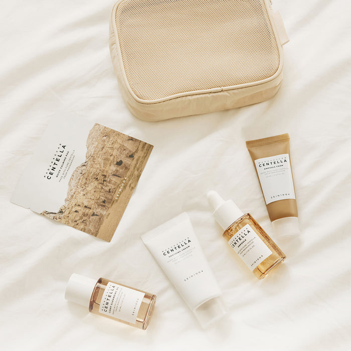 SKIN1004 Madagascar Centella Travel Pouch Set soothing mini skincare kit for sensitive skin