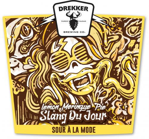 Slang Du Jour Lemon Meringue Pie - Drekker Brewing Co - 16 oz can