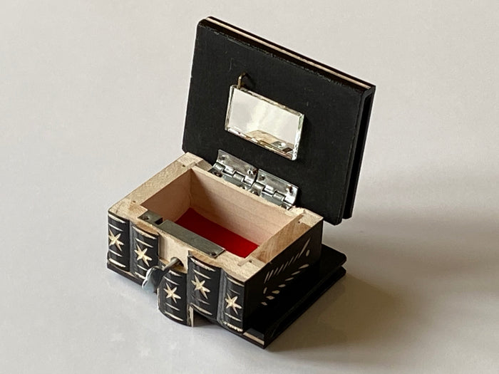SMALL Romanian Secret Puzzle Box (Black)