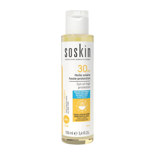 Soskin (SPF 30) Sun Oil High Protection - 100ml Soskin
