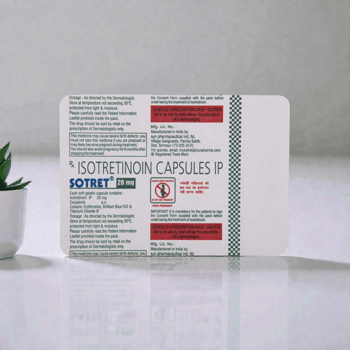 Sotret 20 mg Capsule - Cosmosentials