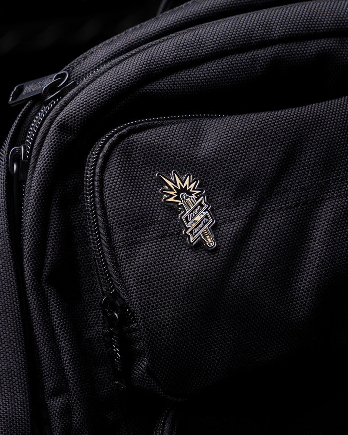 Spark Plug Enamel Pin
