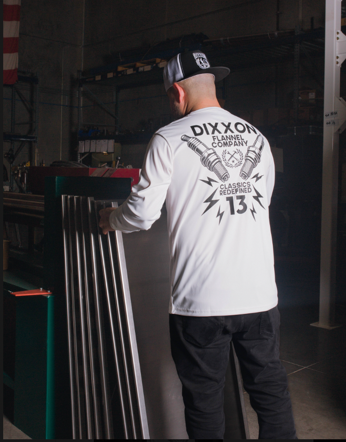 SPARKY UV LONG SLEEVE T-SHIRT - White