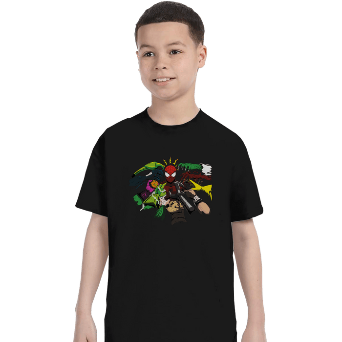 Shirts T-Shirts, Youth / XL / Black Spider Yaga