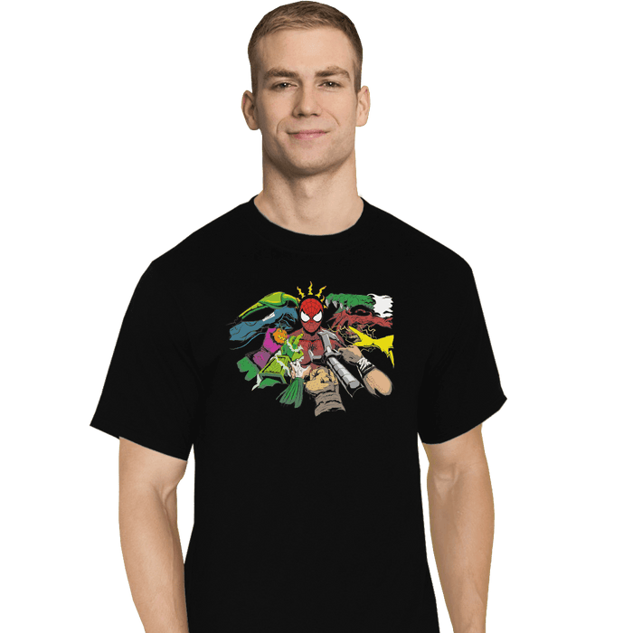 Shirts T-Shirts, Tall / Large / Black Spider Yaga