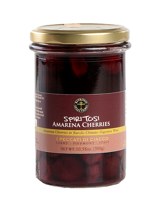 Spiritosi Amarena Cherries in Barolo Chinato - 10.58oz