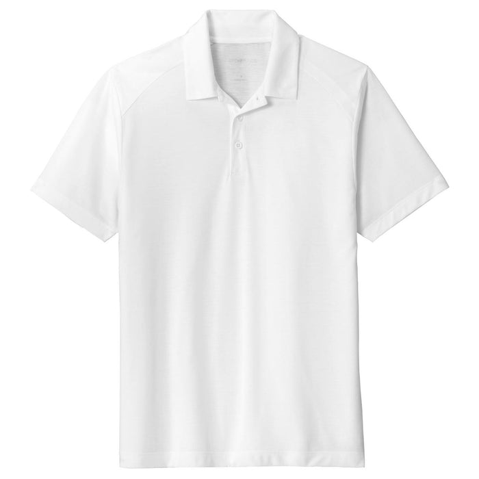 SPORT - TEK -WHITE SOLID POLO