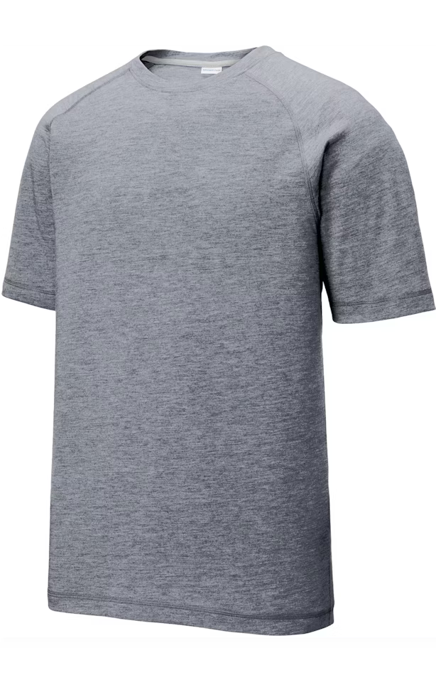 SPORT-TEK - TRIBLEND WICKING -TRUE NAVY HEATHER TEE