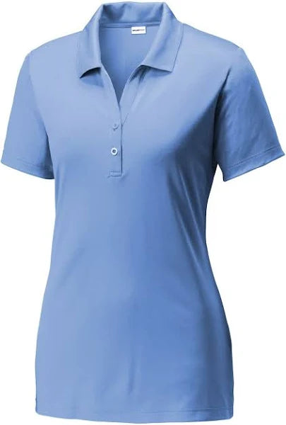 SPORT-TEK CAROLINA BLUE WOMENS POLO