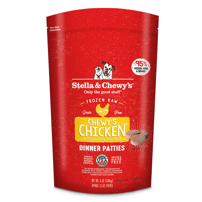Stella & Chewy Dog Frozen Chicken Patties