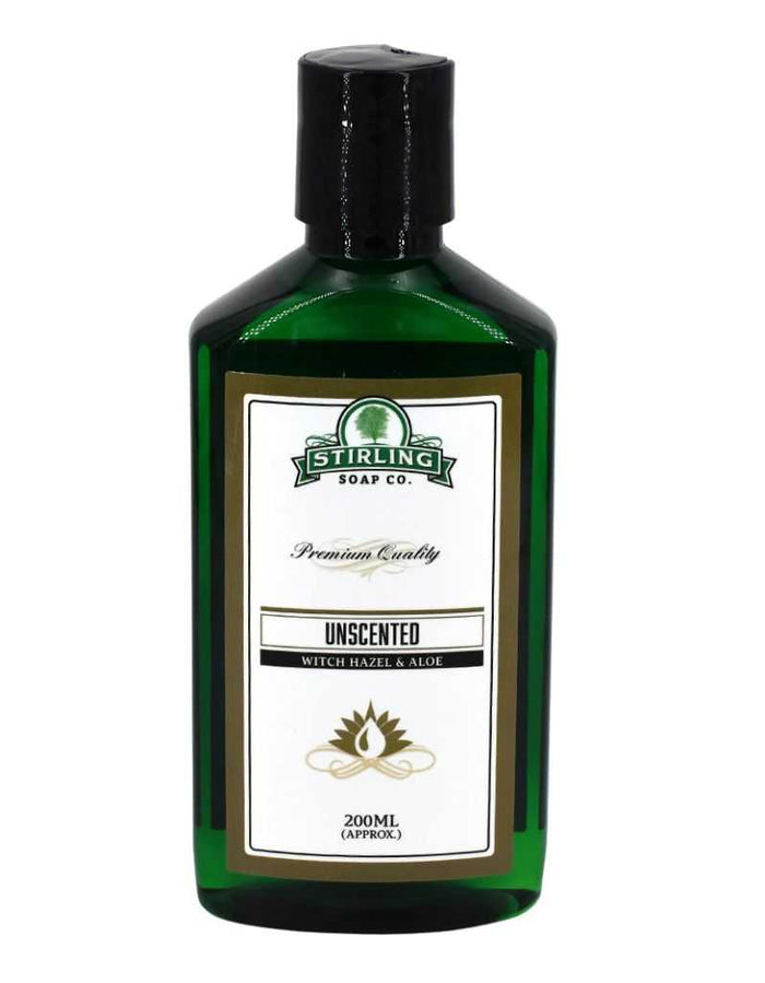 Stirling Unscented After Shave Toner bottle for post-shave skin care