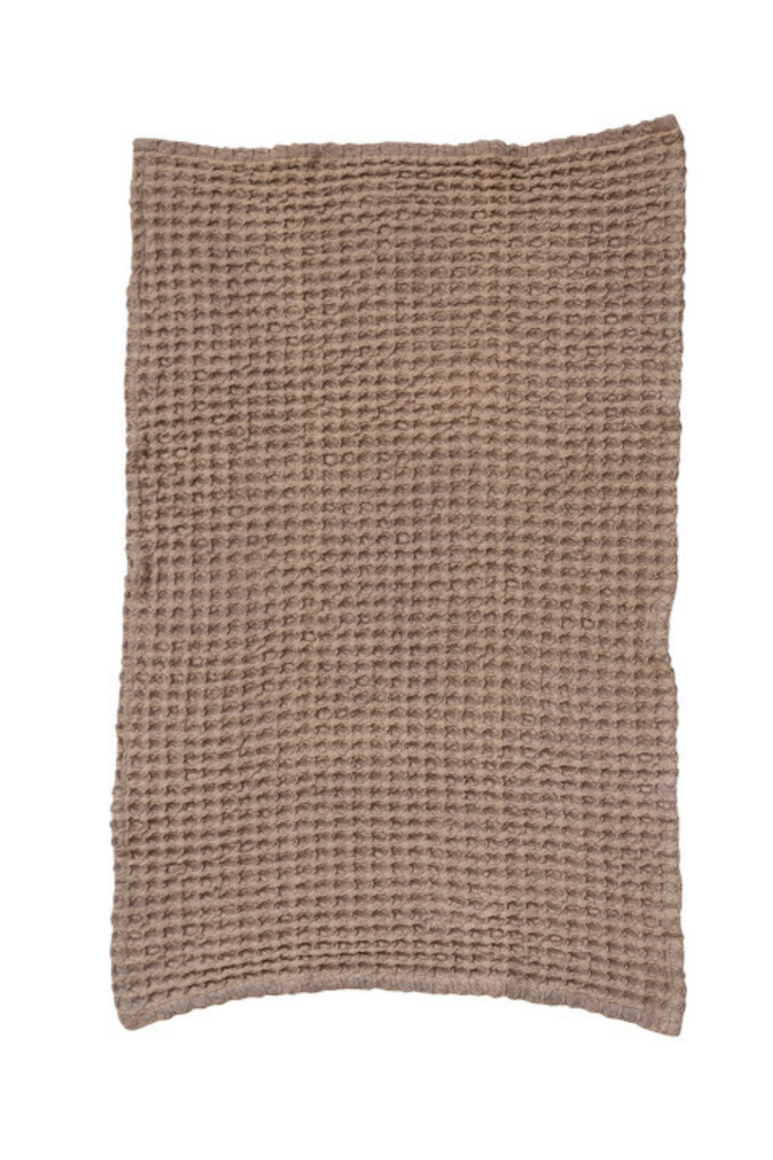 Creative-Co-Op-Cotton-Waffle-Tea-Towel-Taupe