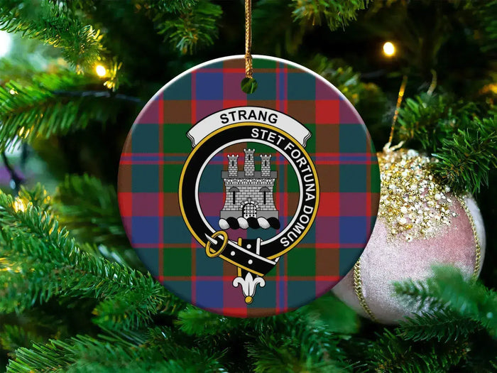 Strang Stet Fortuna Domus Tartan Ornament
