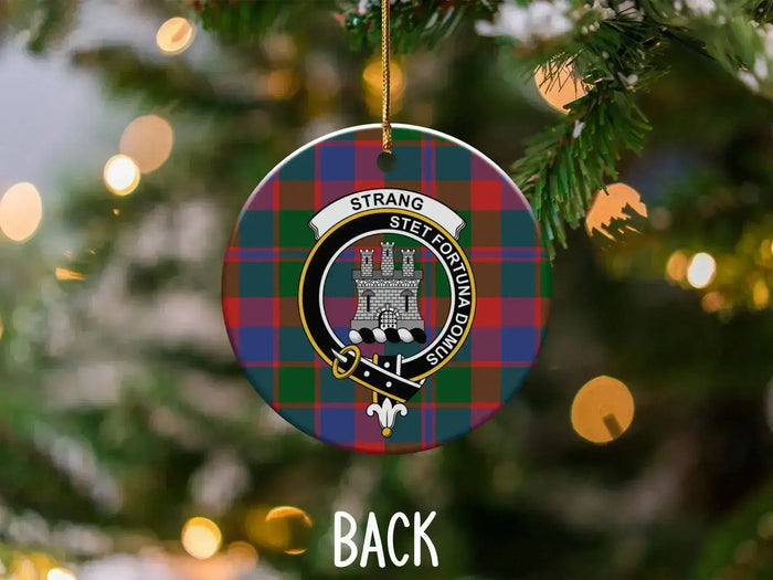 Strang Stet Fortuna Domus Clan Crest Ornament